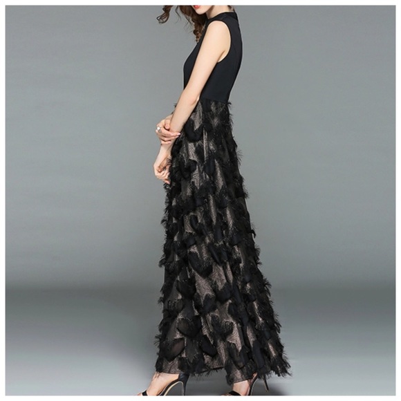 JOSHLYNNE Black Bronze Eyelash Star Heart Dress - Picture 3 of 5